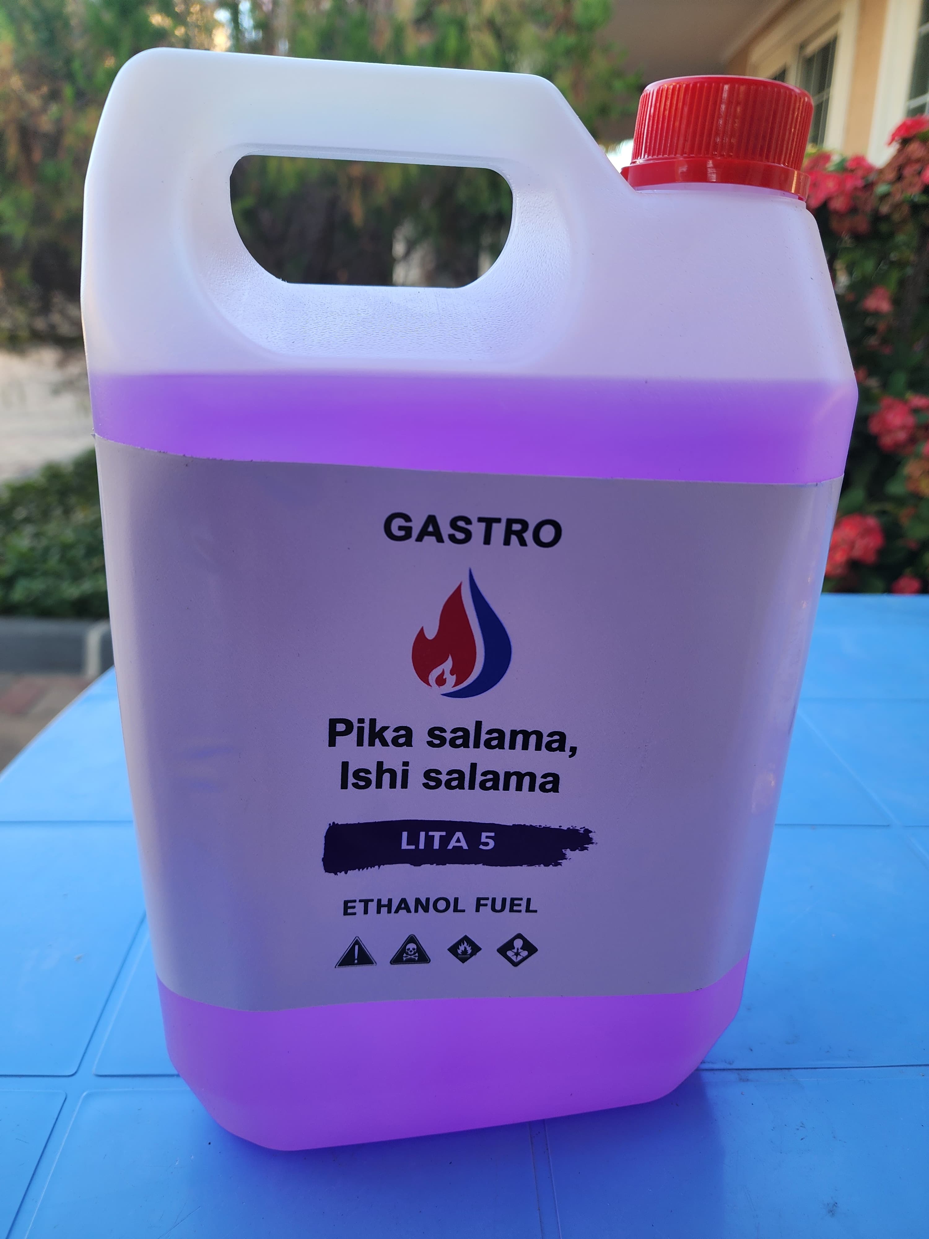 Gastro ethanol cooking fuel container, five-litre size