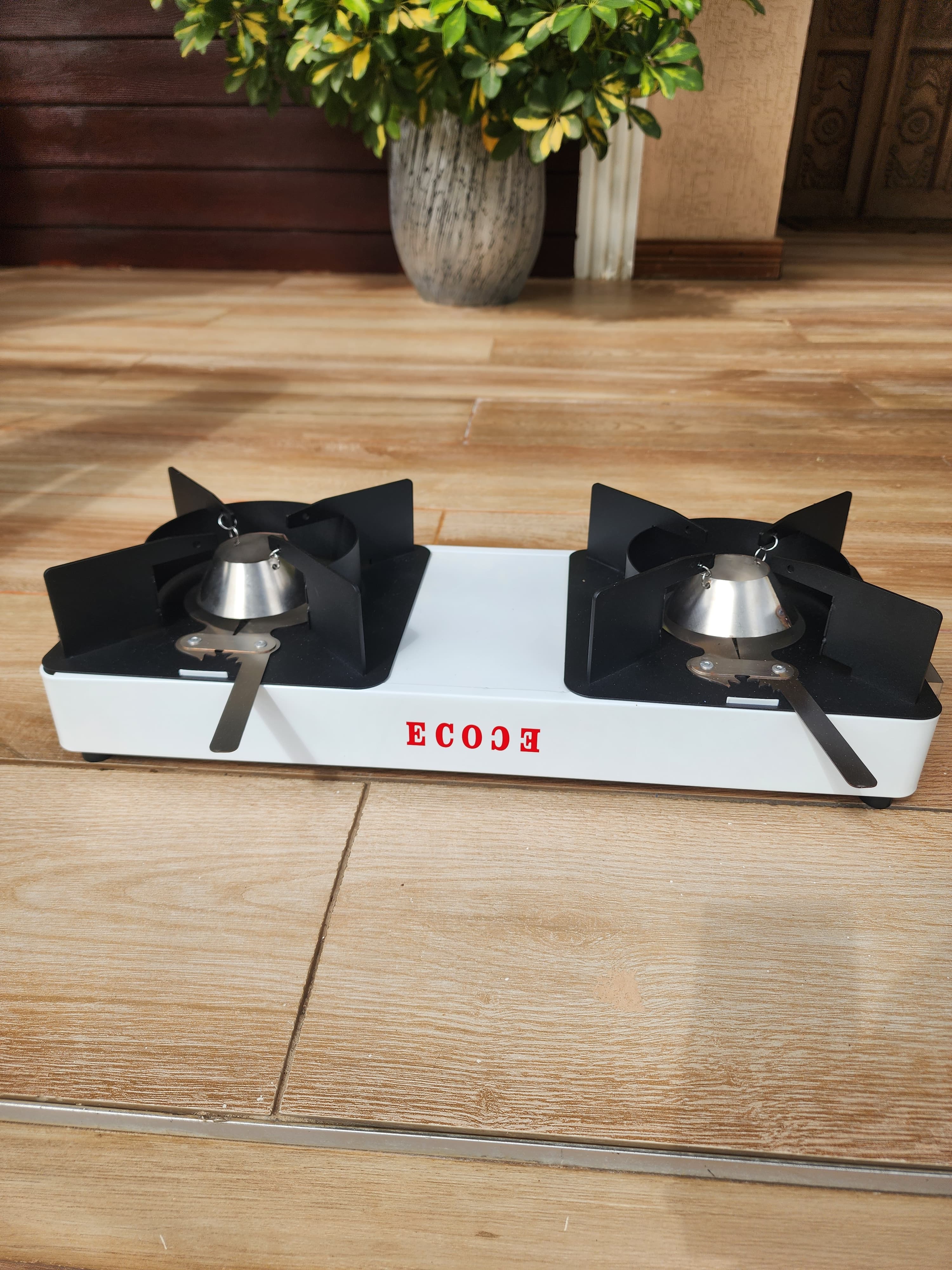 Gastro double-burner ethanol cookstove